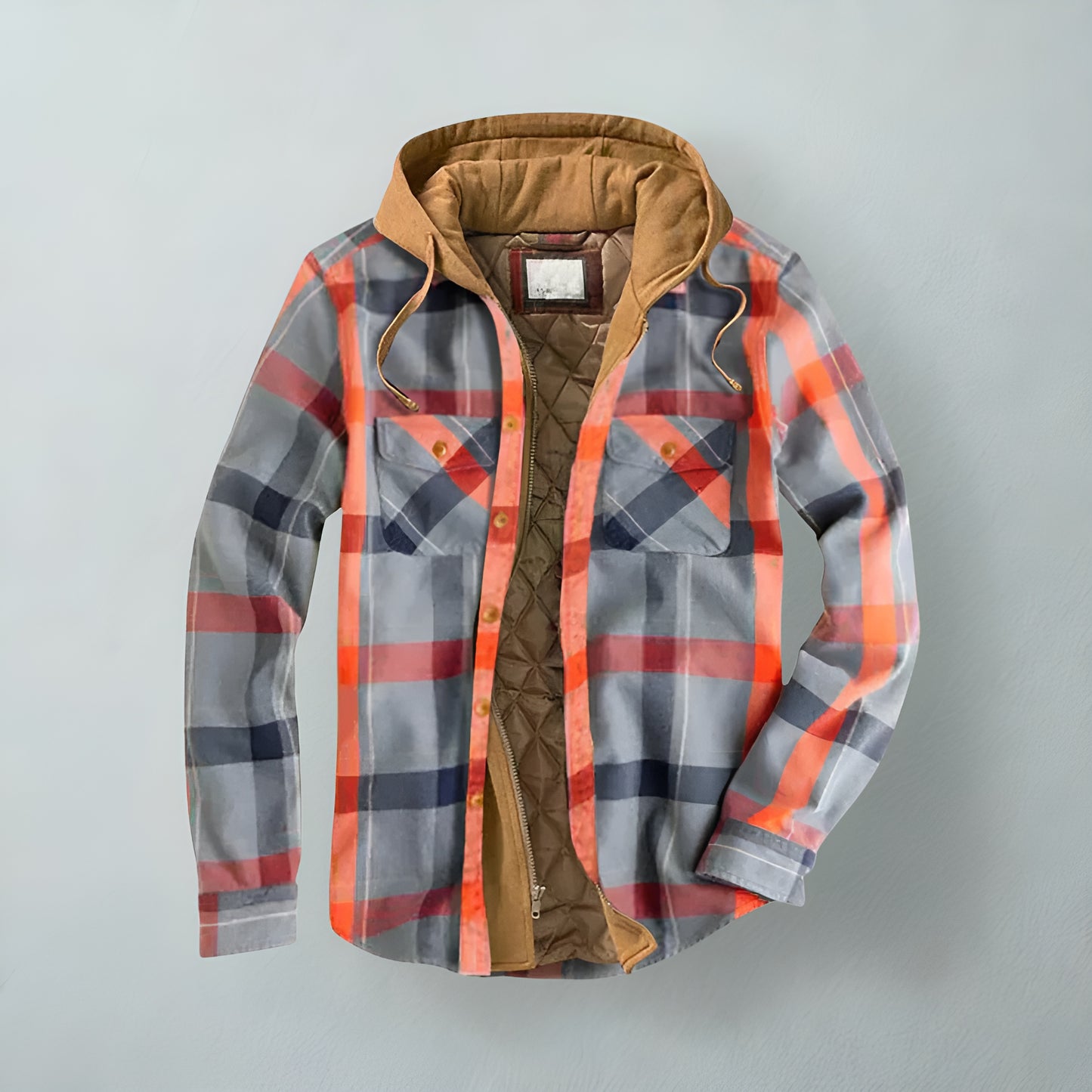 Savrani™ | Patchwork-Karo-Jacke mit Charakter