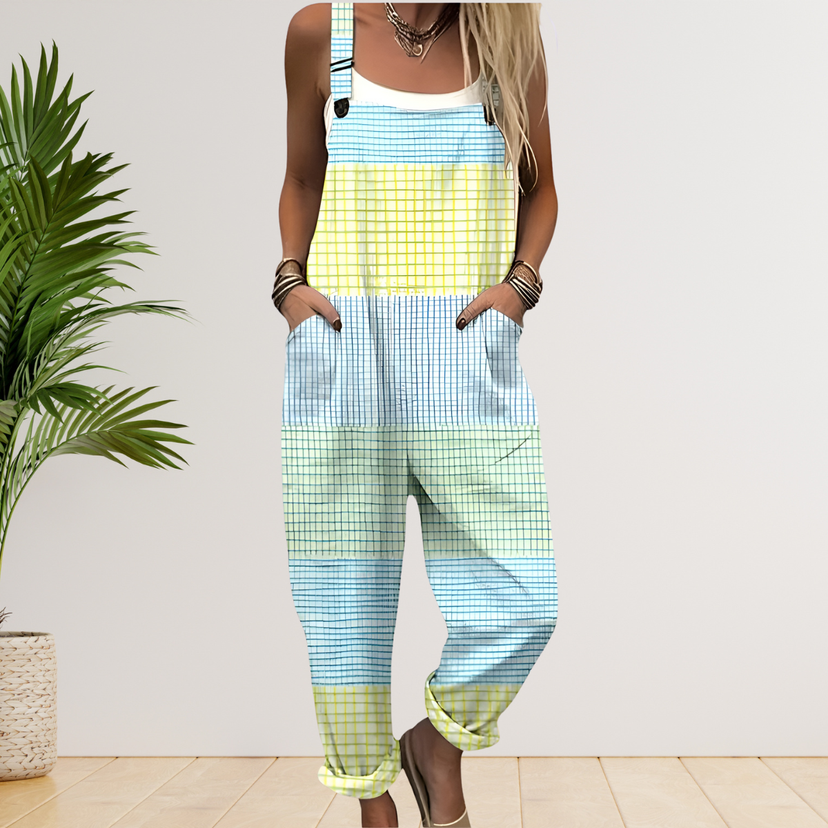 Lya™ | Leichter Vintage‑Jumpsuit