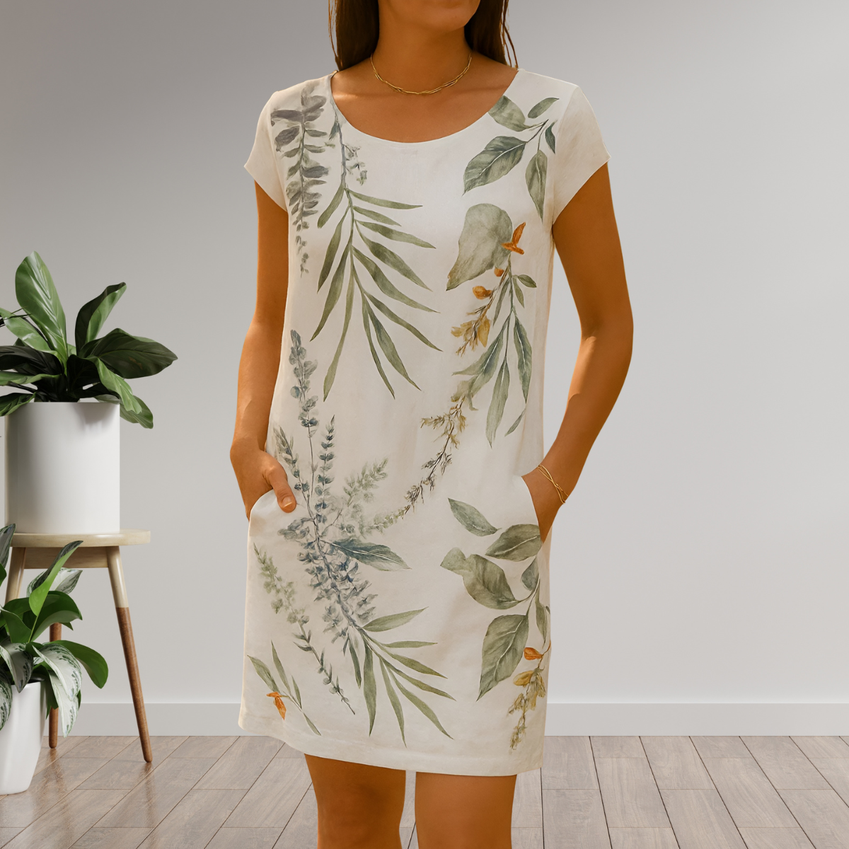 Robe Élégante en Lin