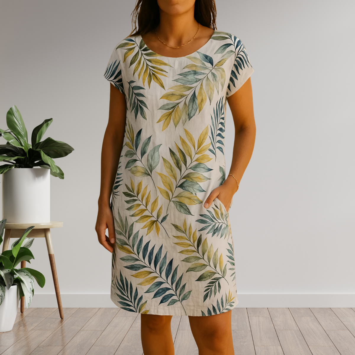 Robe Élégante en Lin