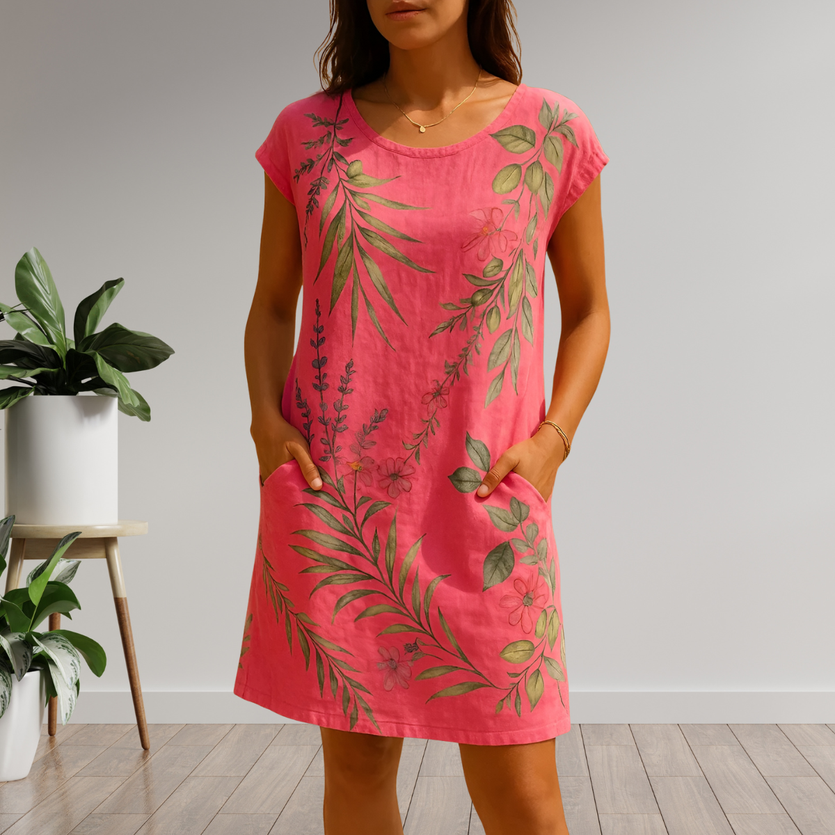 Robe Élégante en Lin