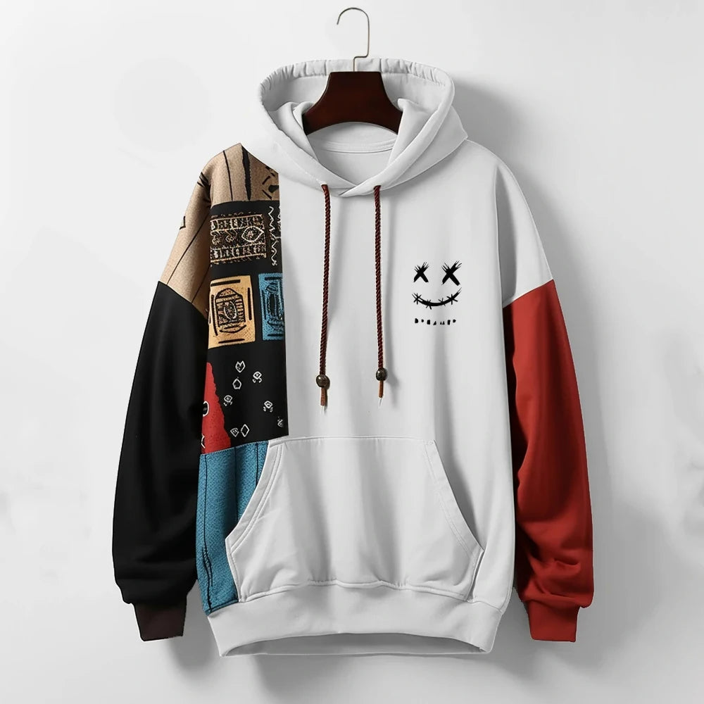 Max™ | Coole Patchwork-Hoodie
