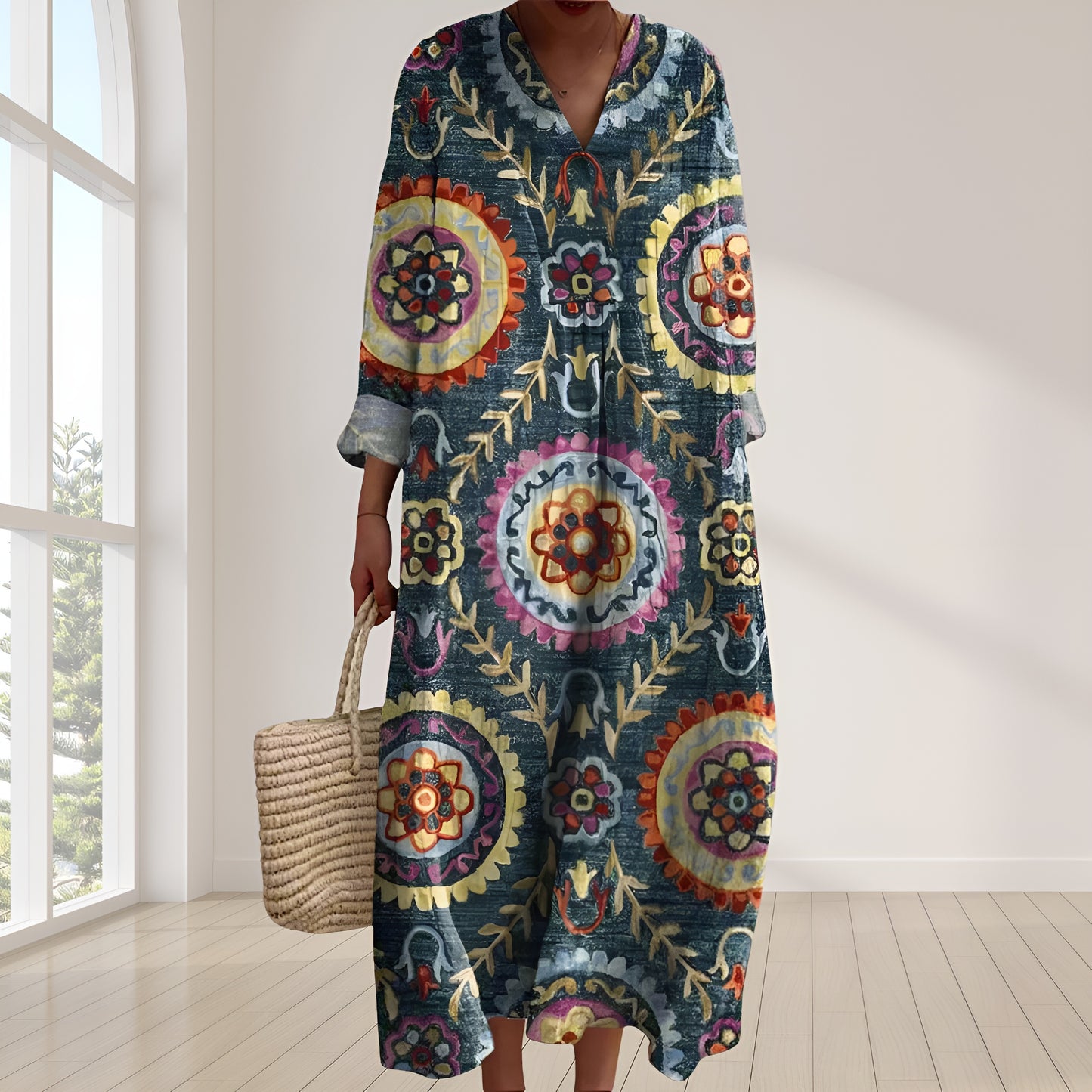 Mira™ | Elegantes Kleid mit Blumenprint