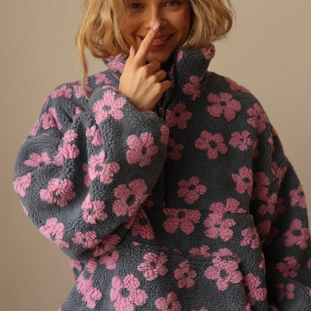 Daisy Bloom™ | Ultra-weicher Sherpa-Pullover