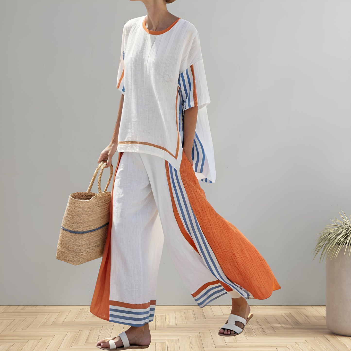 Estivana™ | Gestreiftes Sommer-Ensemble