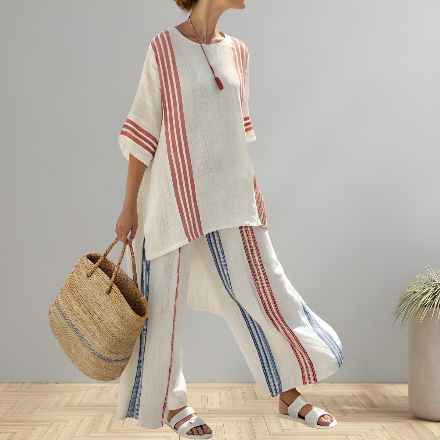 Estivana™ | Gestreiftes Sommer-Ensemble