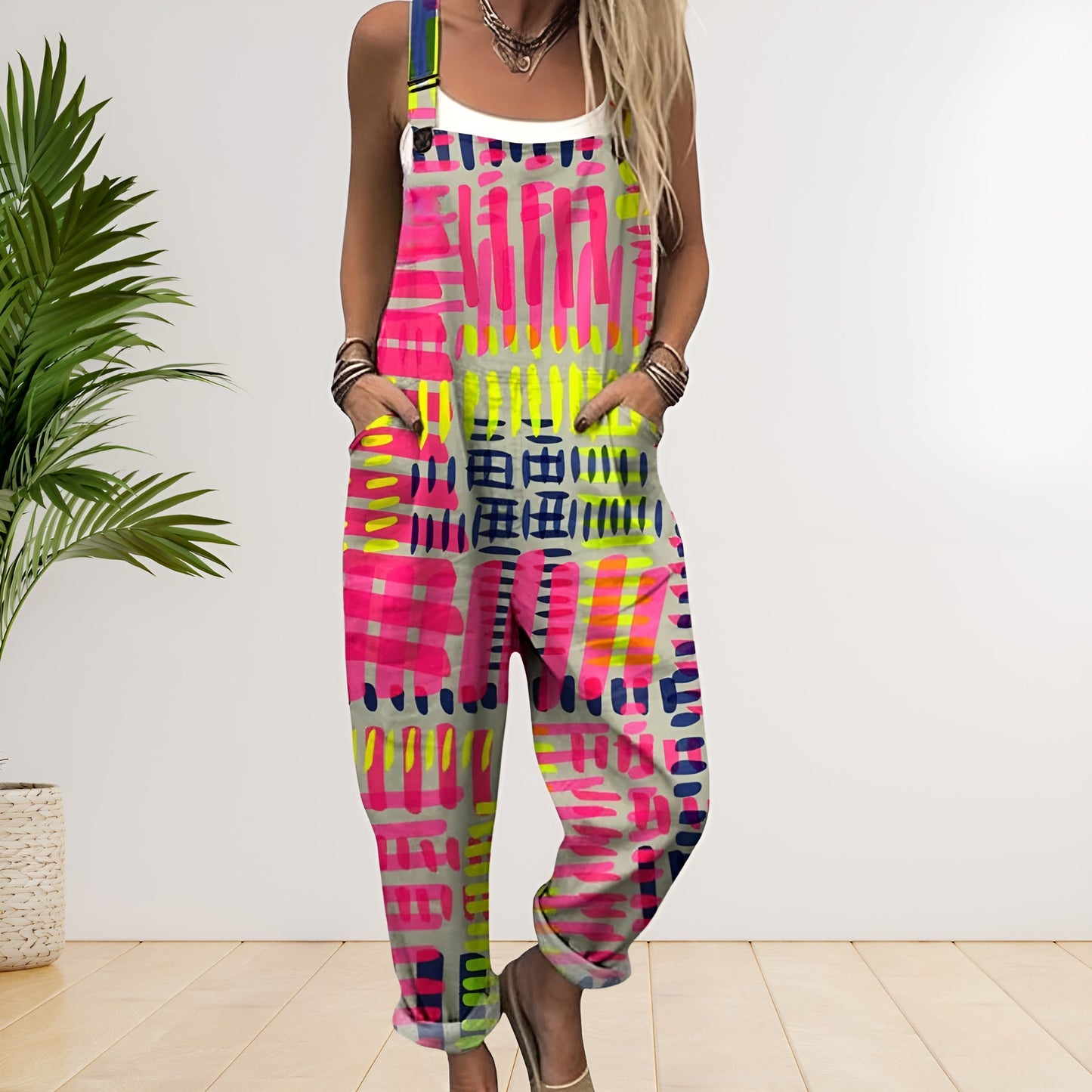 Lya™ | Leichter Vintage‑Jumpsuit