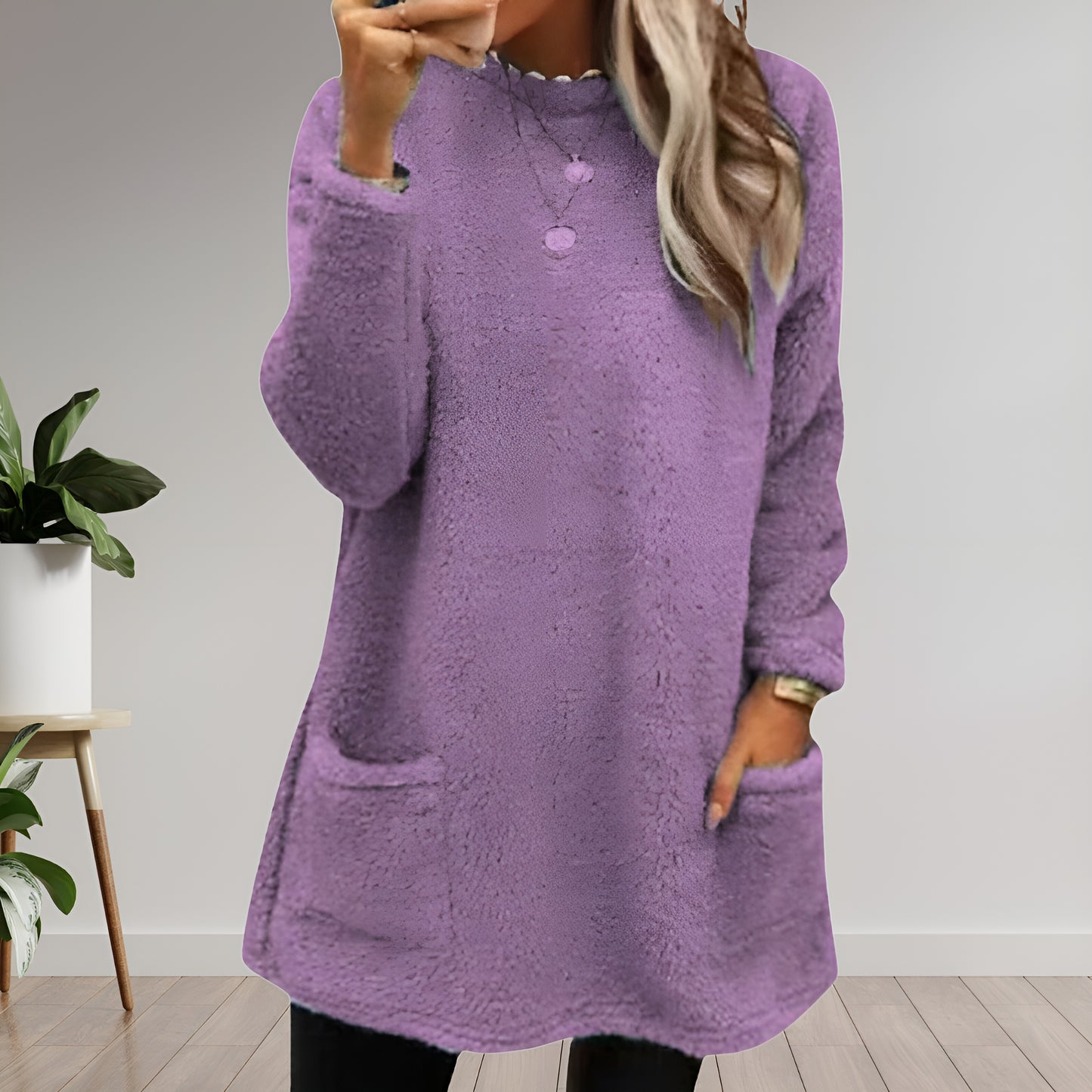 Nora™ | Fleece-Pullover mit Taschen