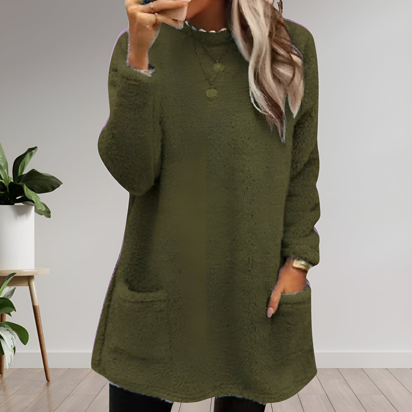 Nora™ | Fleece-Pullover mit Taschen