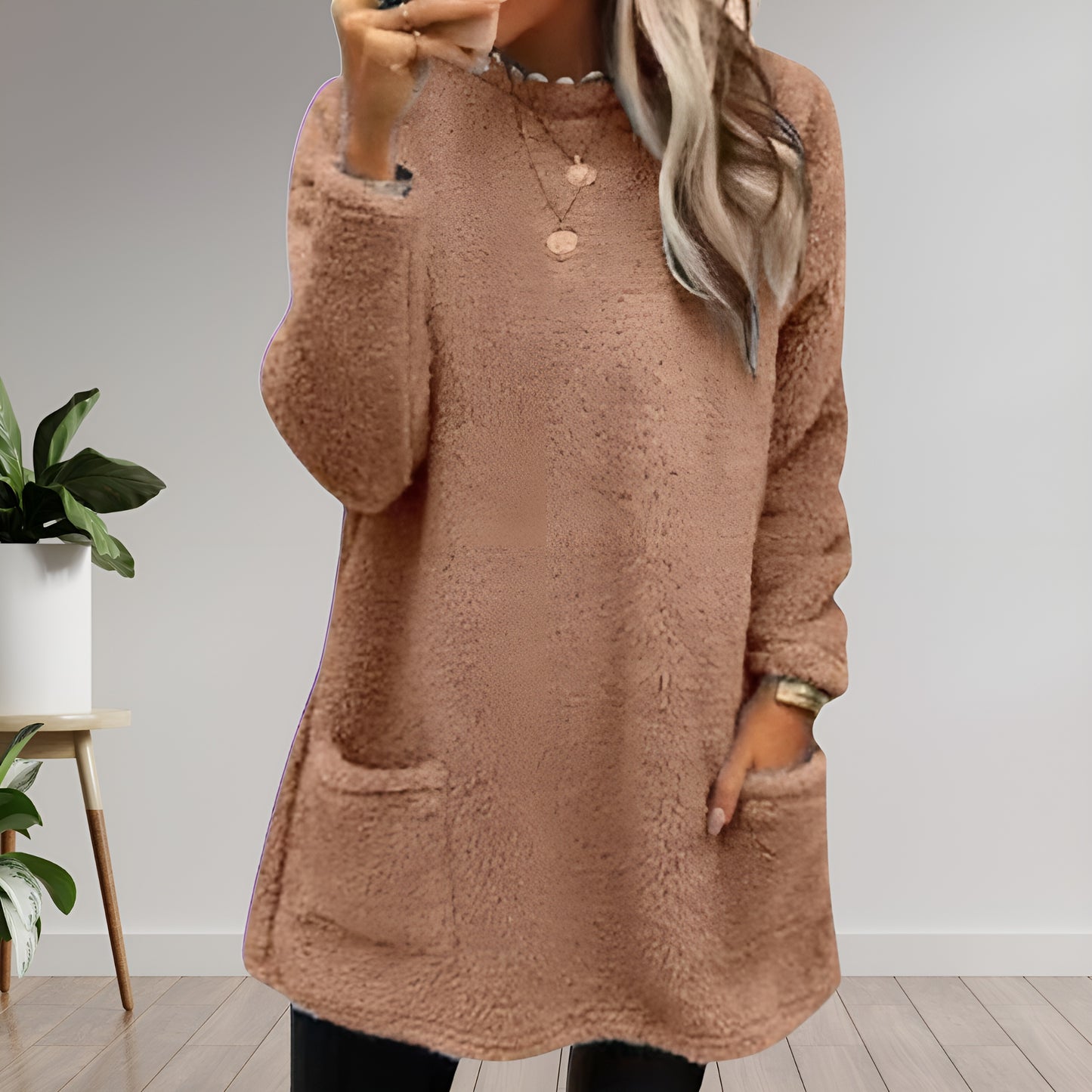 Nora™ | Fleece-Pullover mit Taschen