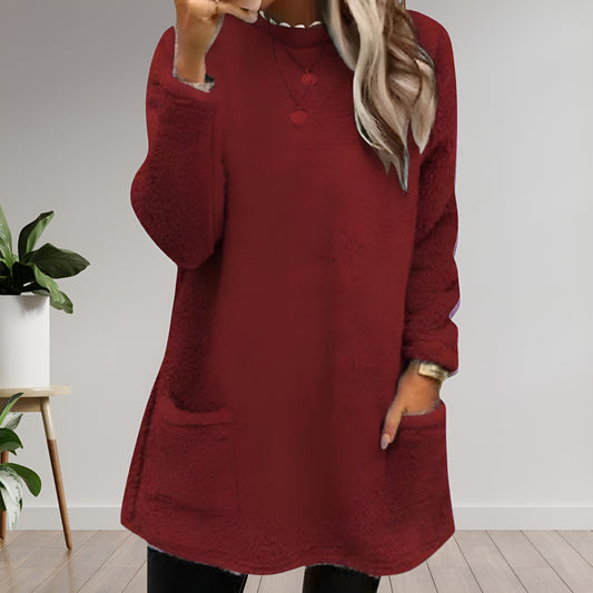 Nora™ | Fleece-Pullover mit Taschen
