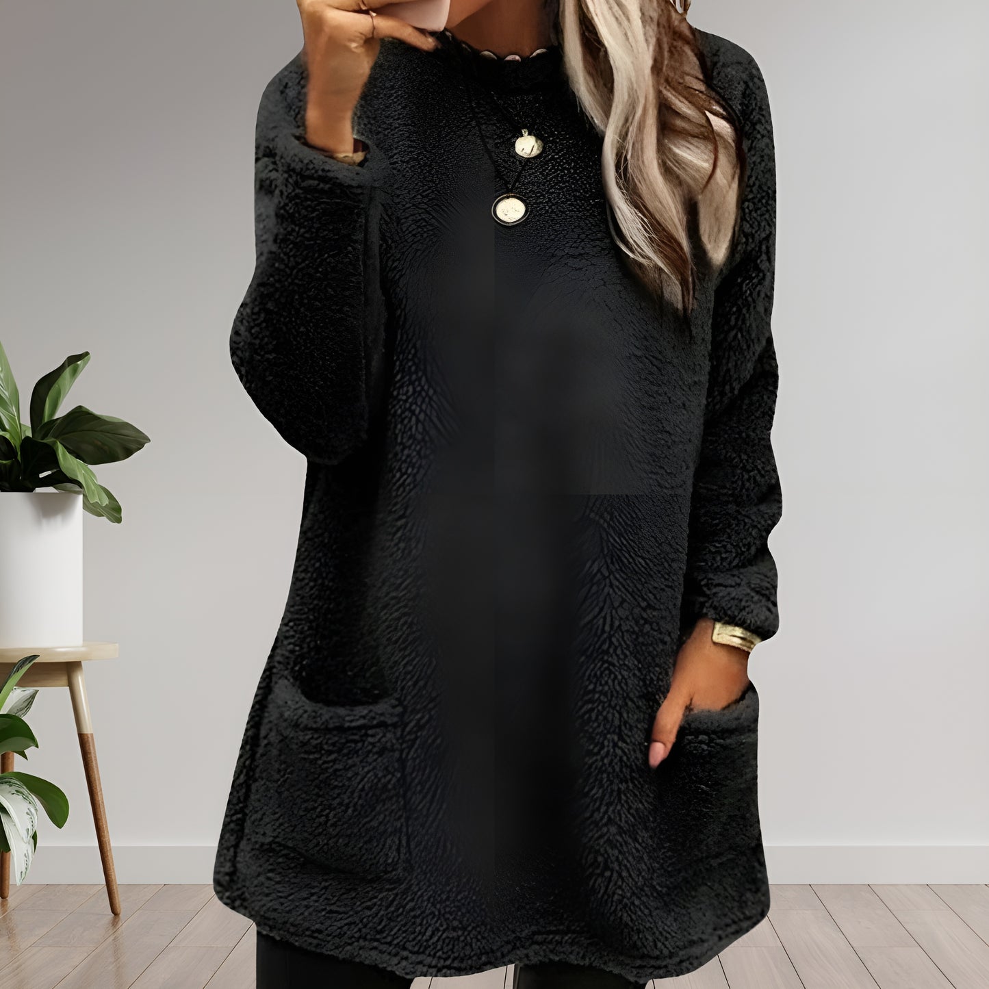 Nora™ | Fleece-Pullover mit Taschen