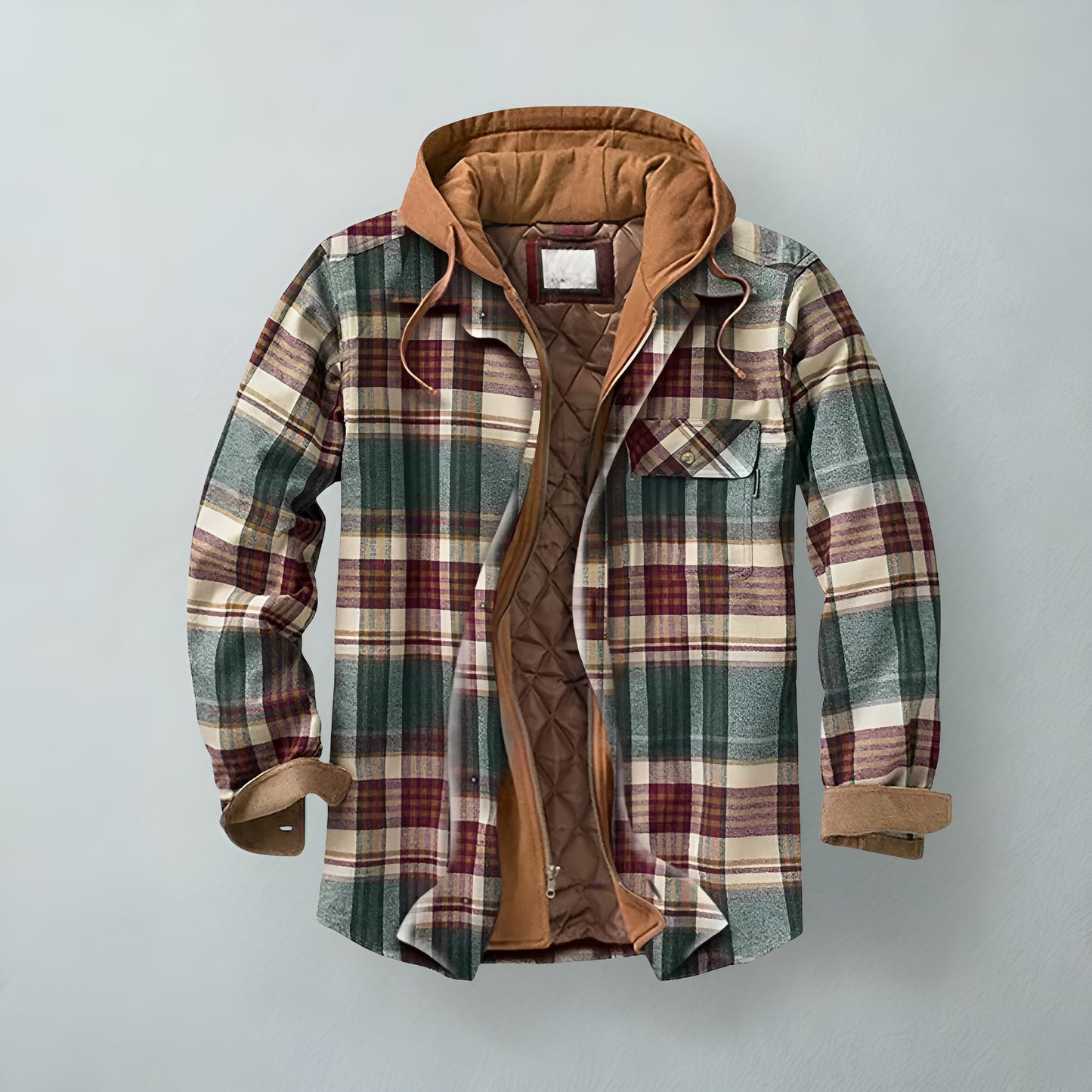 Savrani™ | Patchwork-Karo-Jacke mit Charakter