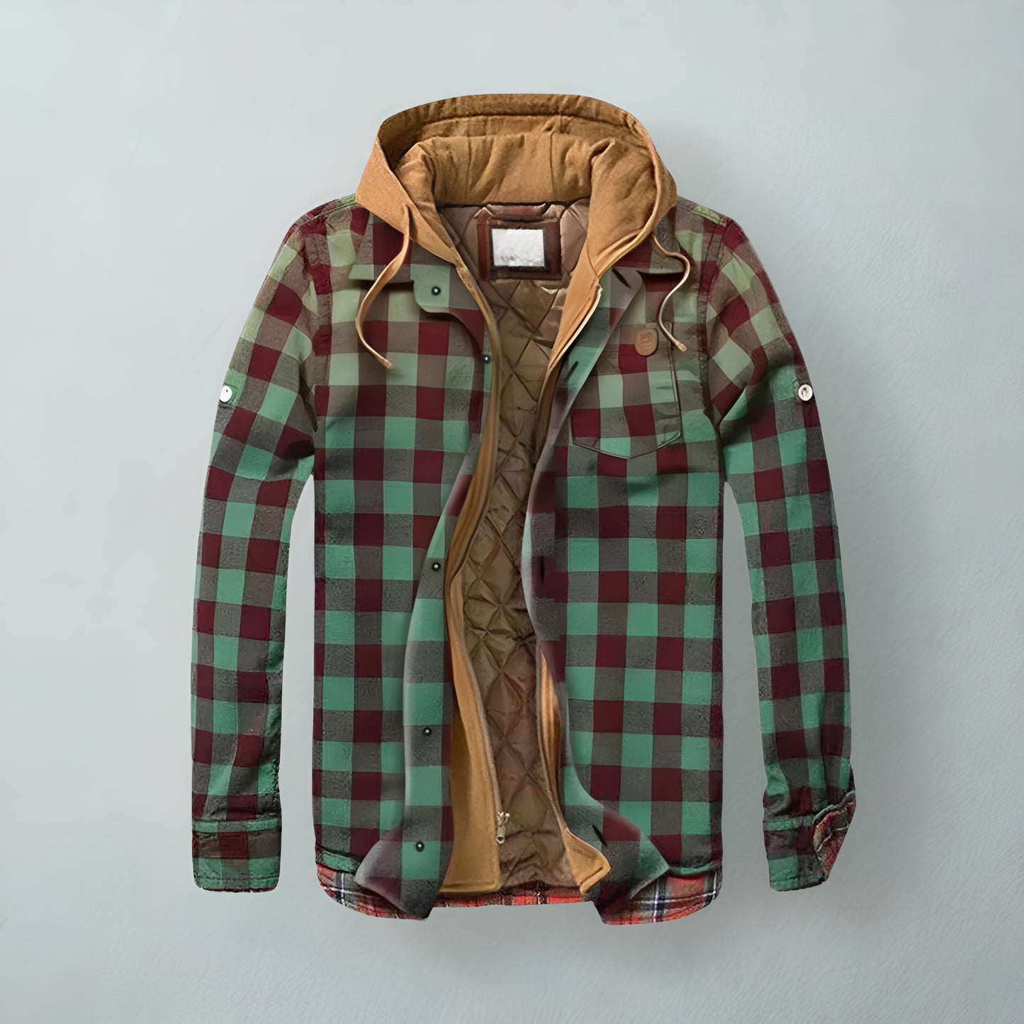 Savrani™ | Patchwork-Karo-Jacke mit Charakter