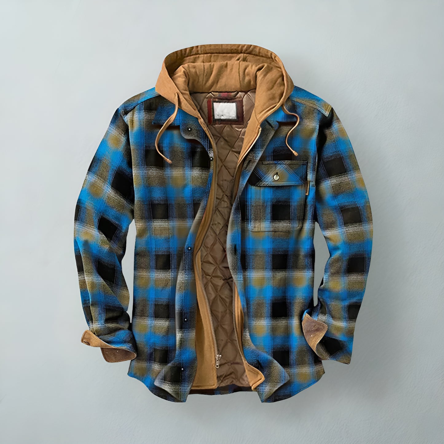 Savrani™ | Patchwork-Karo-Jacke mit Charakter