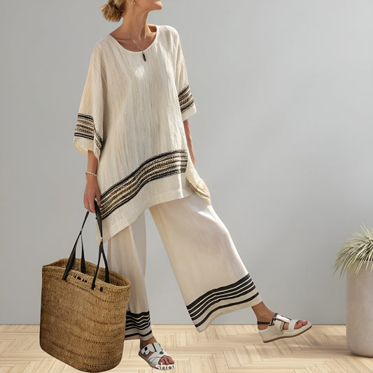 Estivana™ | Gestreiftes Sommer-Ensemble