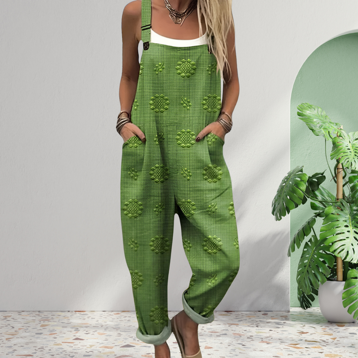 Pauline™ | Lässiger Vintage‑Overall