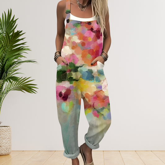 Lya™ | Leichter Vintage‑Jumpsuit