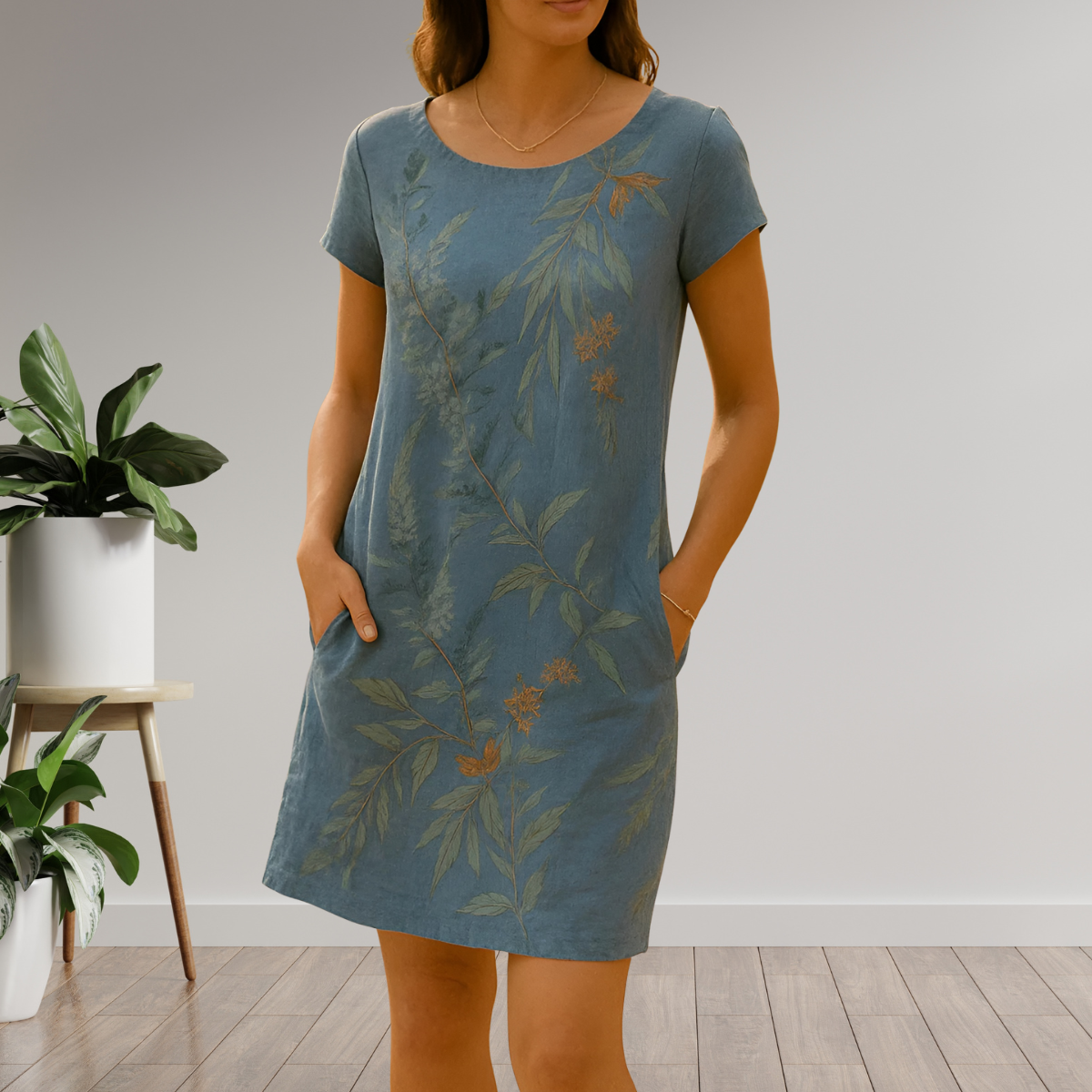 Robe Élégante en Lin
