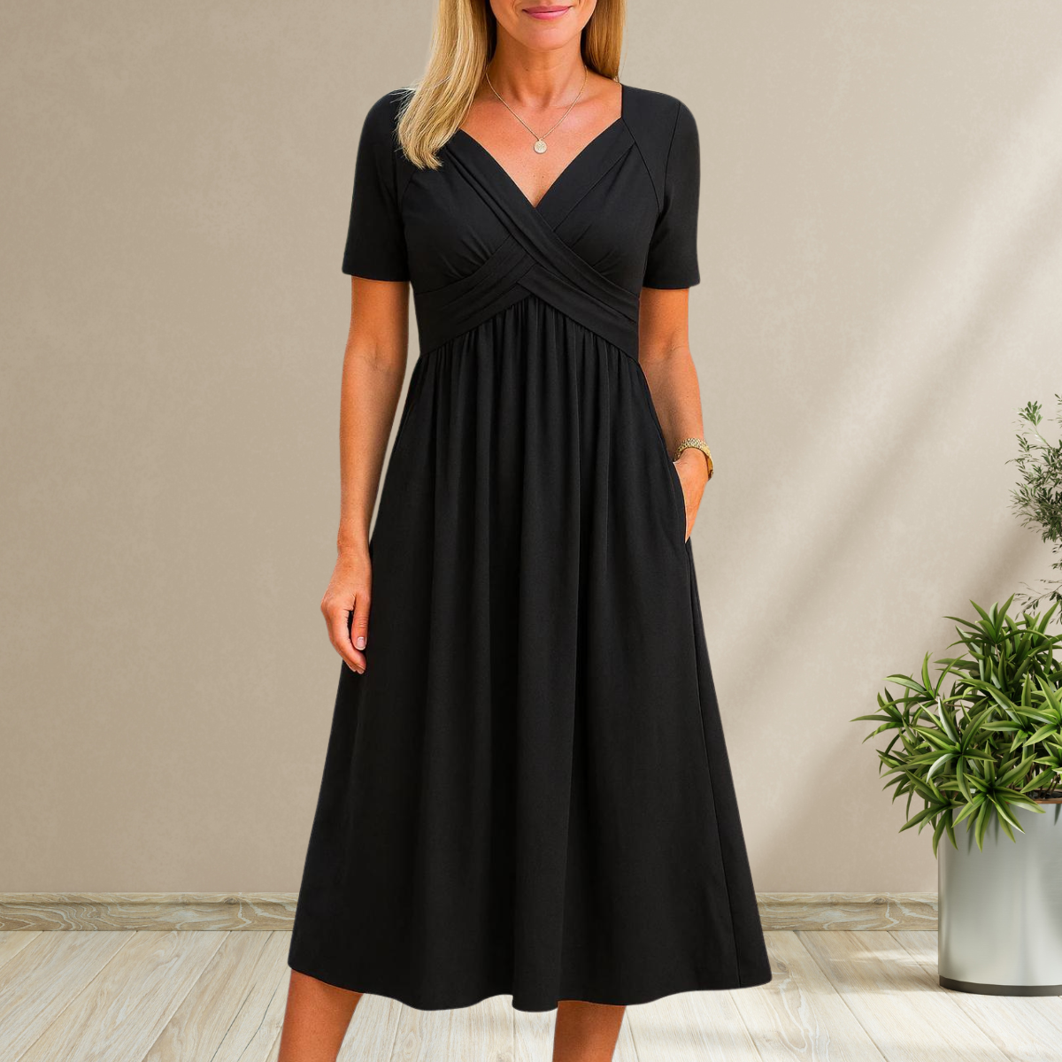 Emilia™ | Elegantes Midikleid für jeden besonderen Moment
