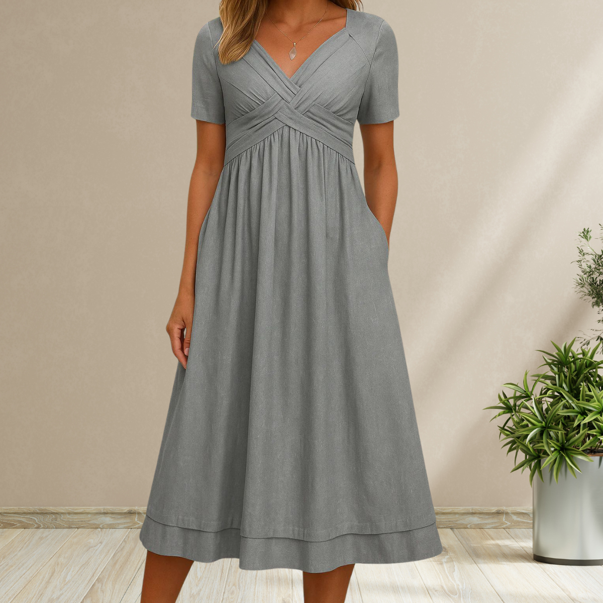 Emilia™ | Elegantes Midikleid für jeden besonderen Moment