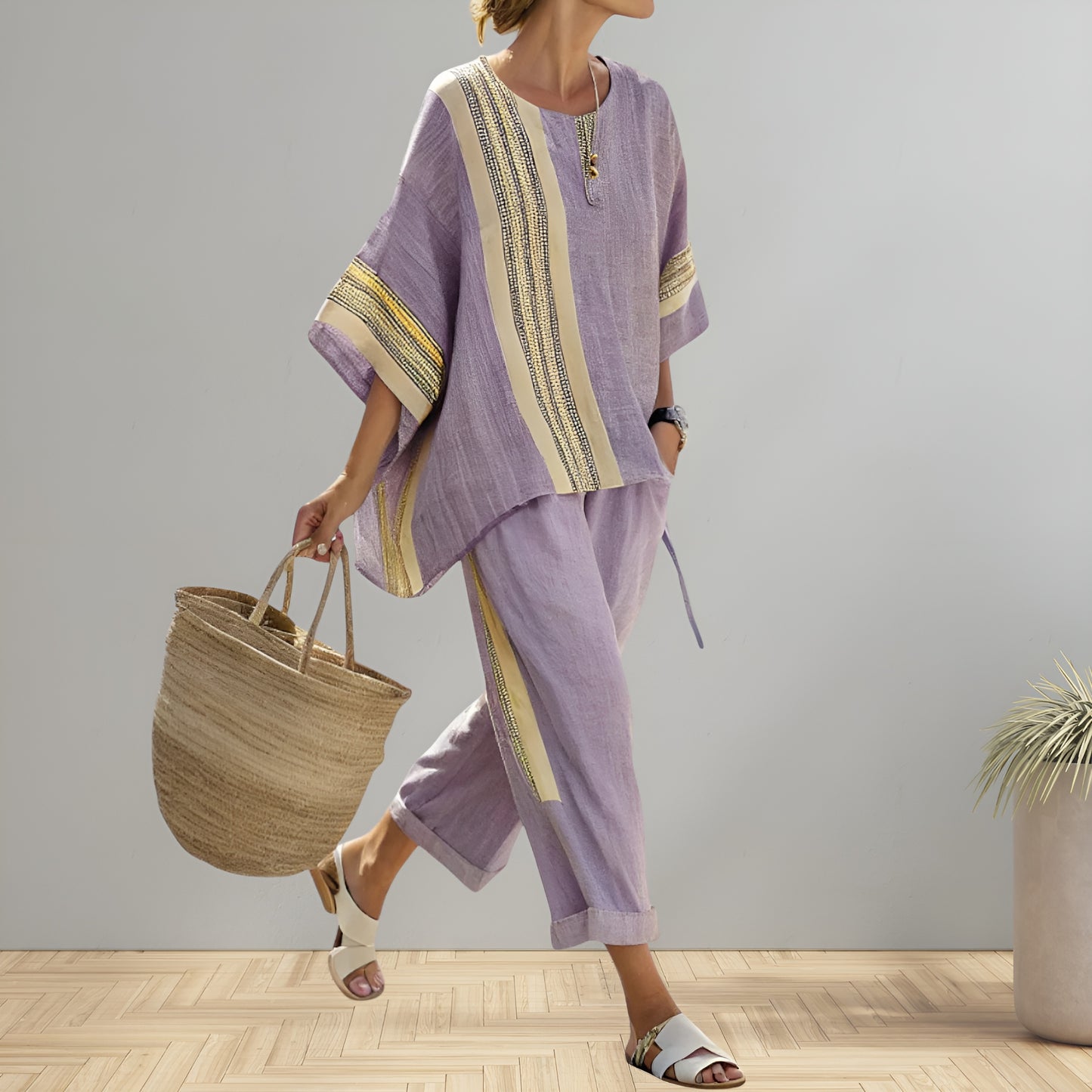 Estivana™ | Gestreiftes Sommer-Ensemble