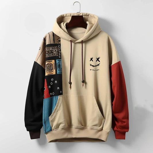 Max™ | Coole Patchwork-Hoodie
