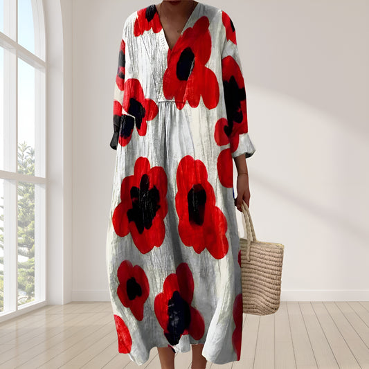 Mira™ | Elegantes Kleid mit Blumenprint