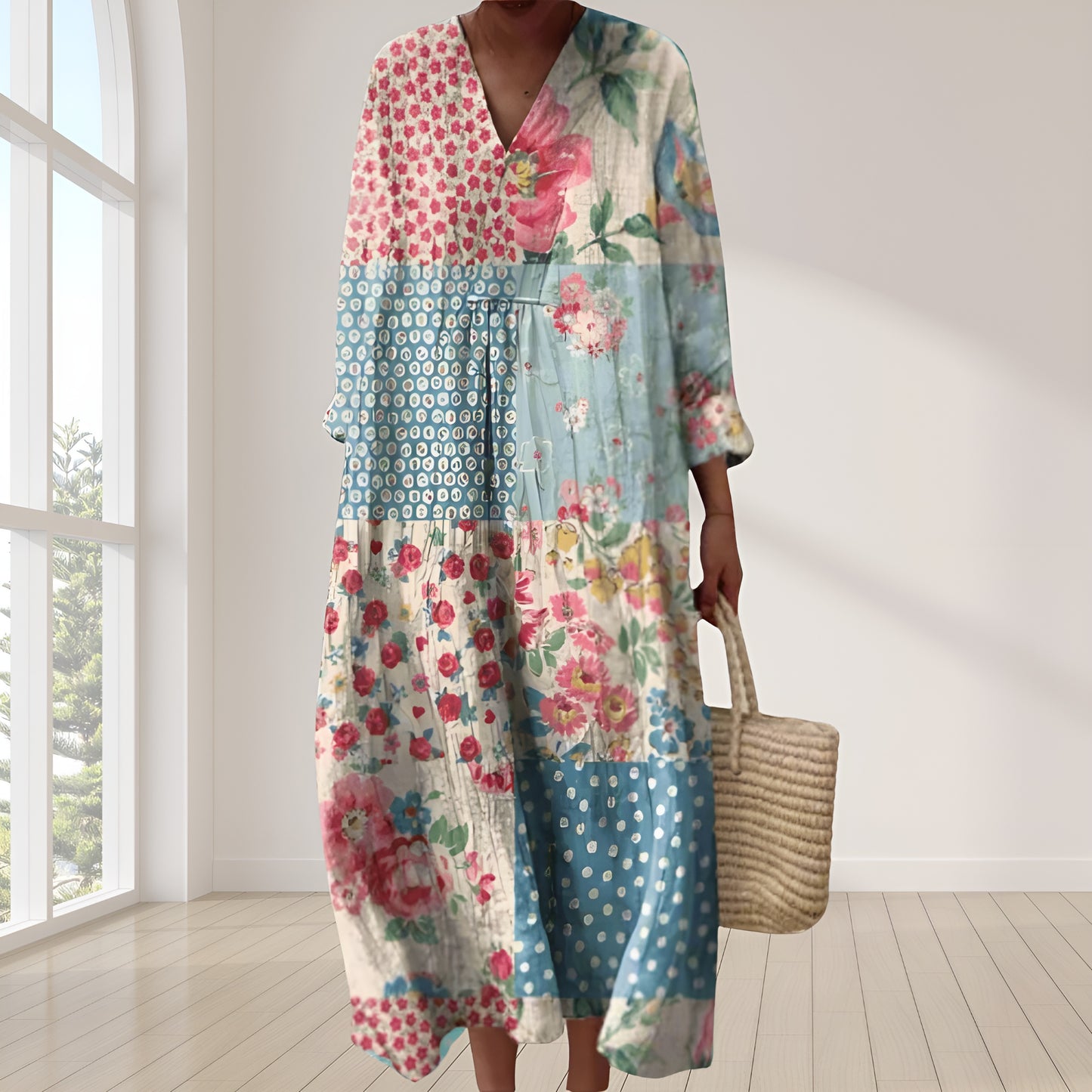 Mira™ | Elegantes Kleid mit Blumenprint